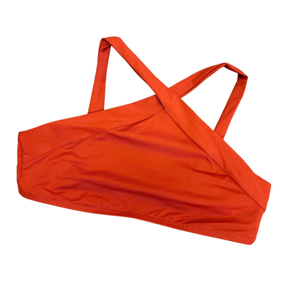 L* Space Halter Bikini Top in Amber Rust Size S